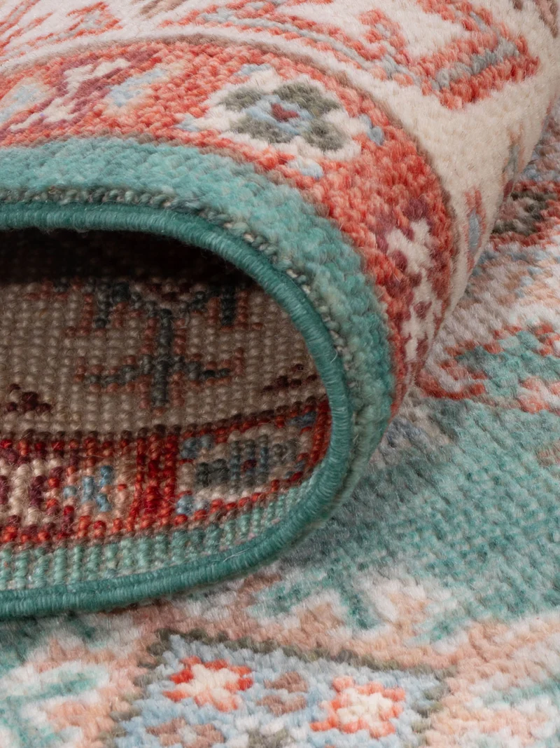 Kazak Teppich 170x233cm - Orientteppich - hellgrün