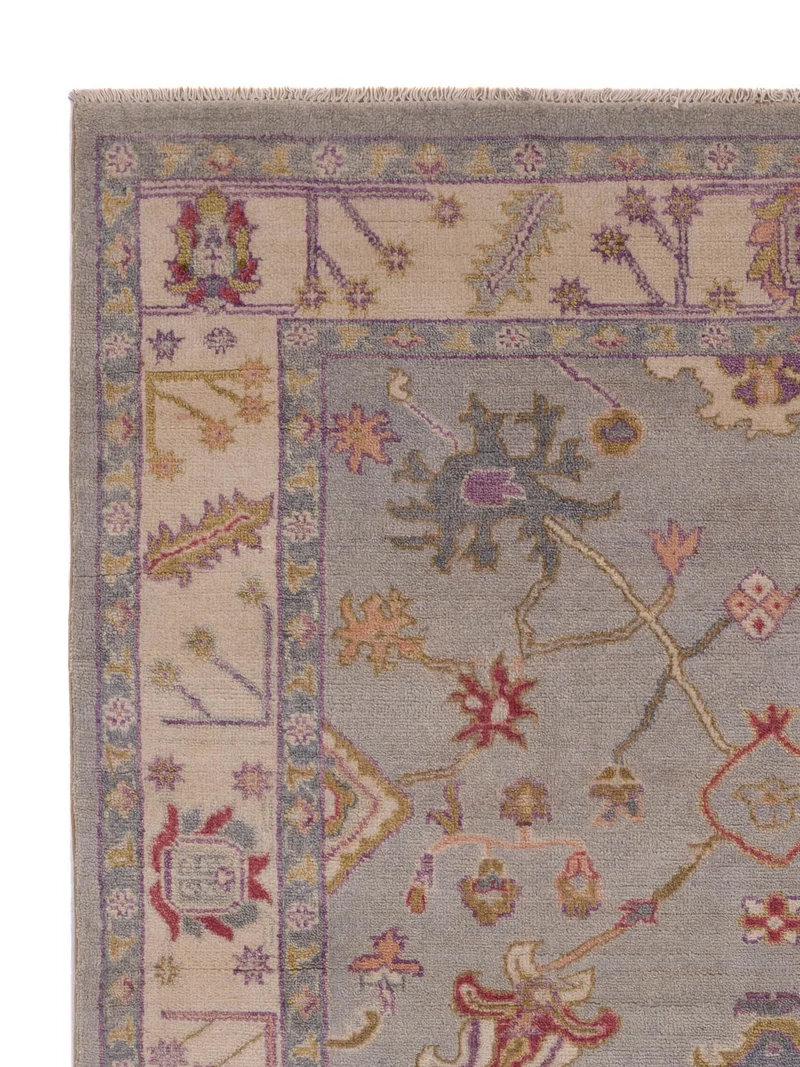 Usak Teppich 170x229cm - Orientteppich - hellbeige
