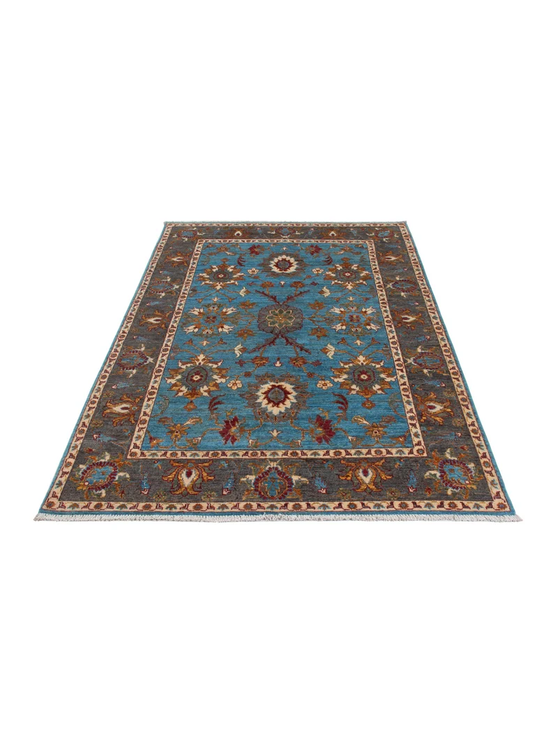 Ziegler Teppich 155x209cm - Orientteppich - blau