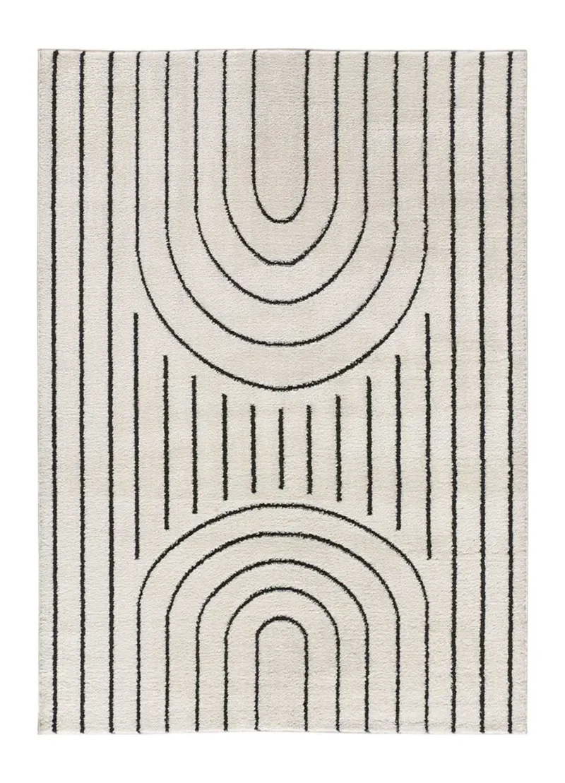 Alfombra de estilo escandinavo Blanche 8494 Blanco