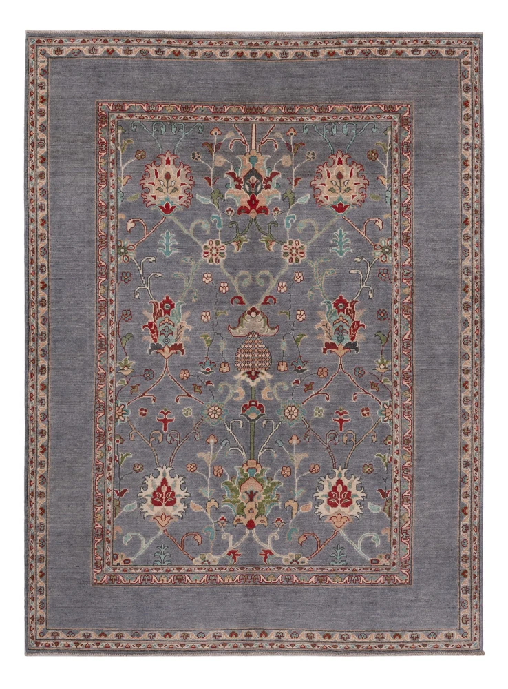 Ziegler Teppich 168x235cm - Orientteppich - grau