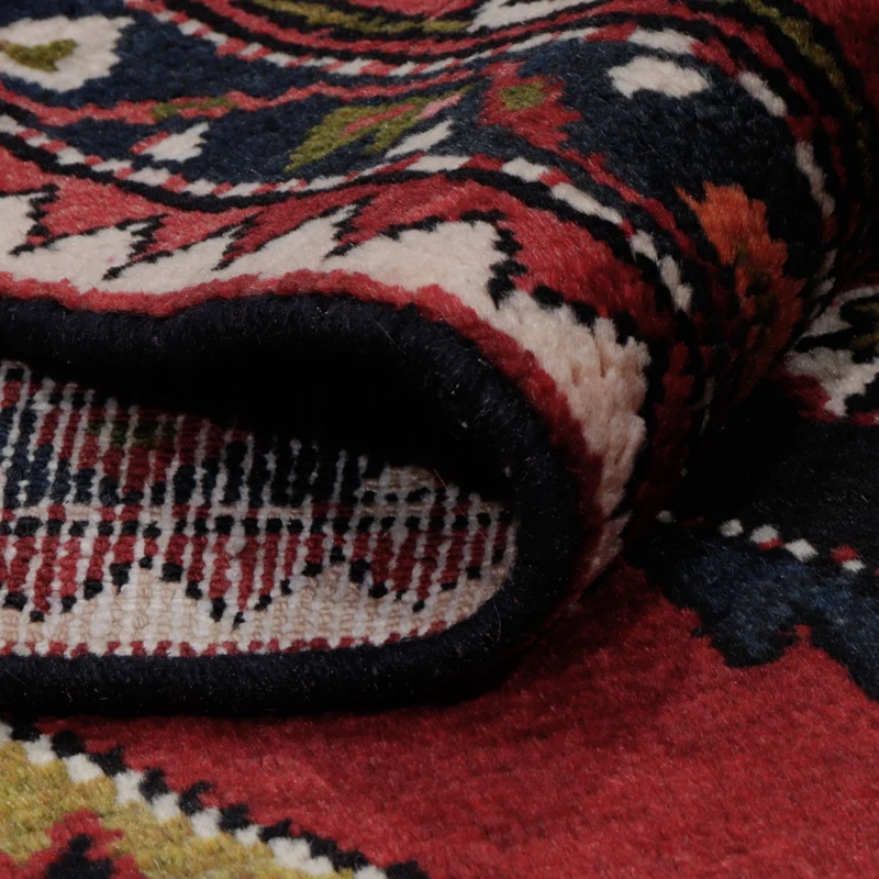 Hamadan Teppich 136x202cm - Perserteppich - dunkelblau