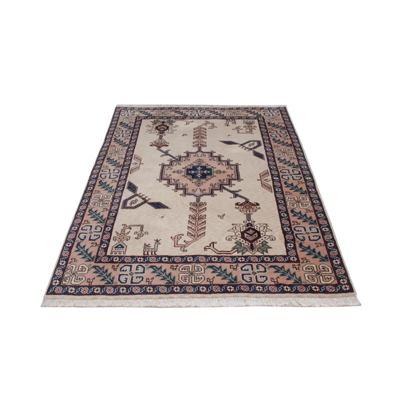 ARDEBIL Teppich 116x170cm - Perserteppich - beige