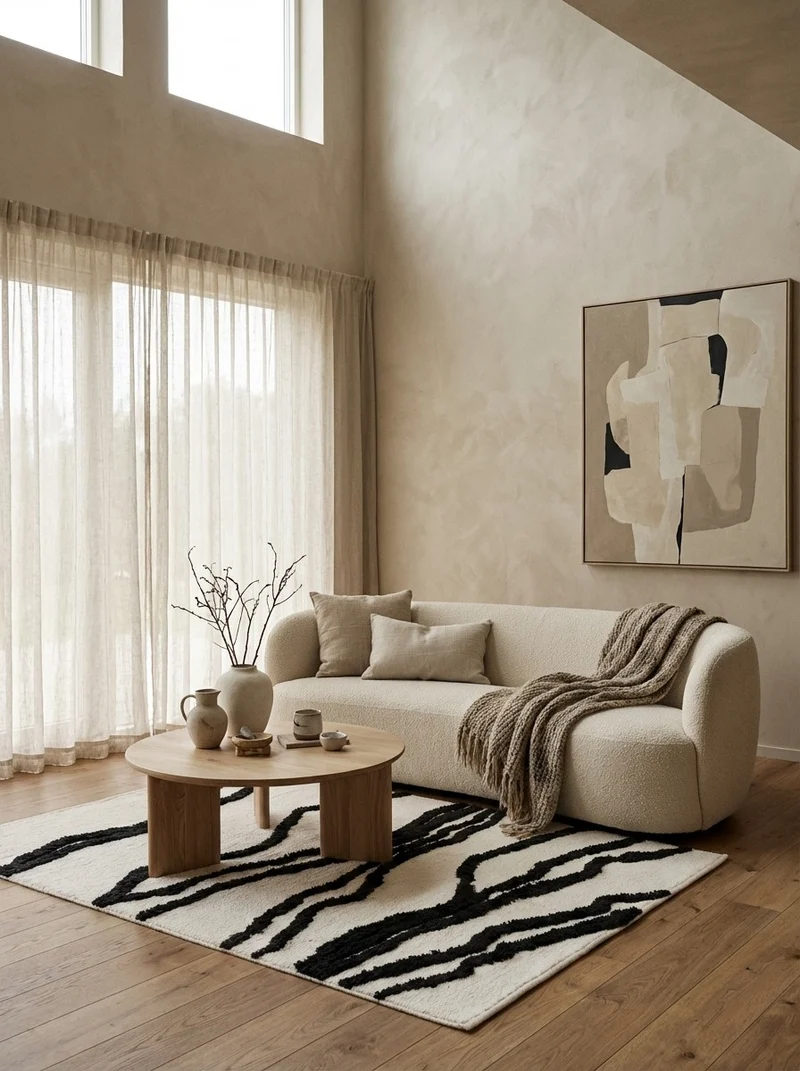 Morrocan Mirage · Handgetuftet – Beige, 170x240 cm