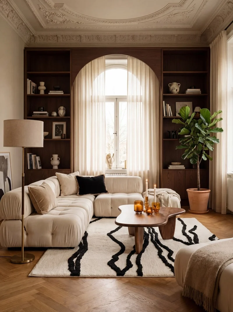 Morrocan Mirage · Handgetuftet – Beige, 170x240 cm