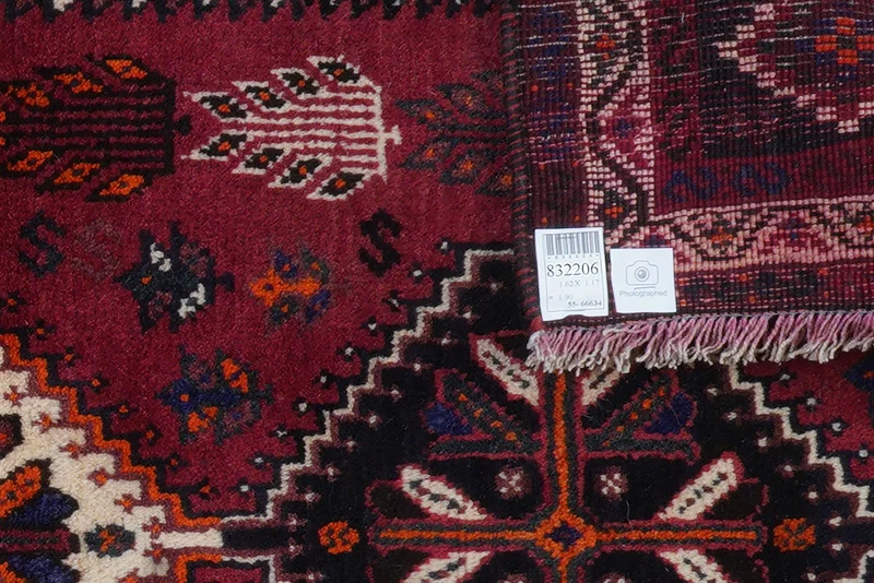 Gashgai · Handgeknüpft – Rot, 162x117 cm