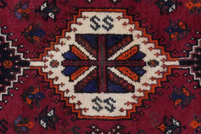 Gashgai · Handgeknüpft – Rot, 162x117 cm