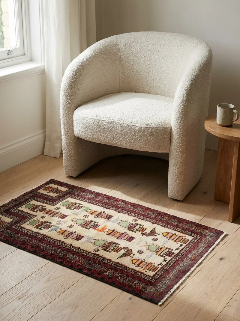 Heritage · Handgeknüpft – Braun, 128x70 cm