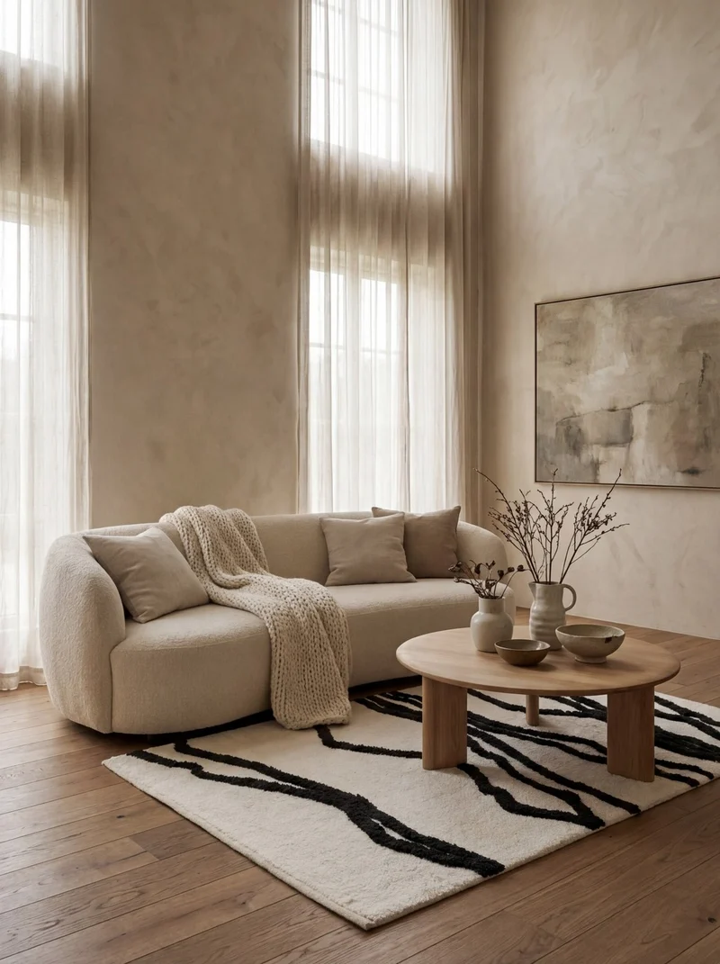 Morrocan Mirage · Handgetuftet – Beige, 120x180 cm
