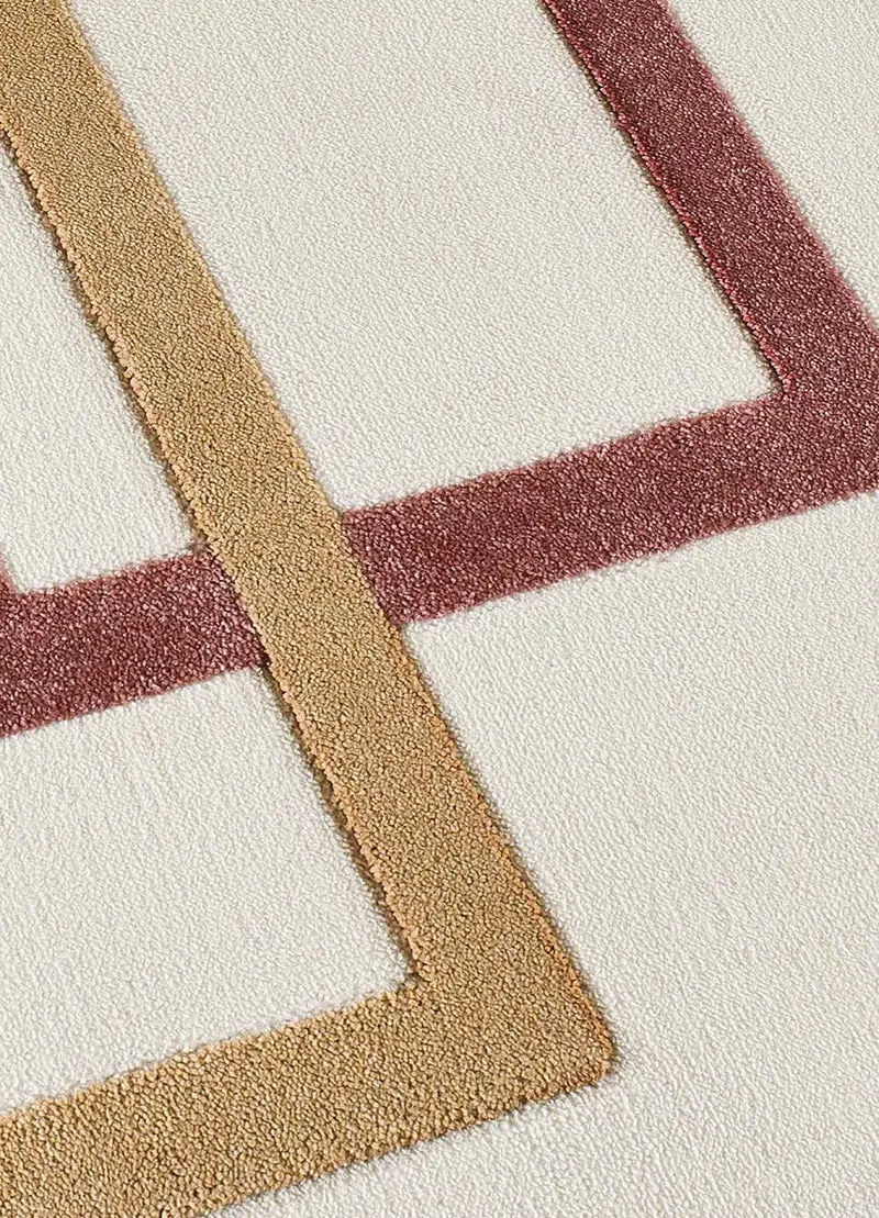 Alfombra geométrica con relieve Karisma 12758 Multicolor