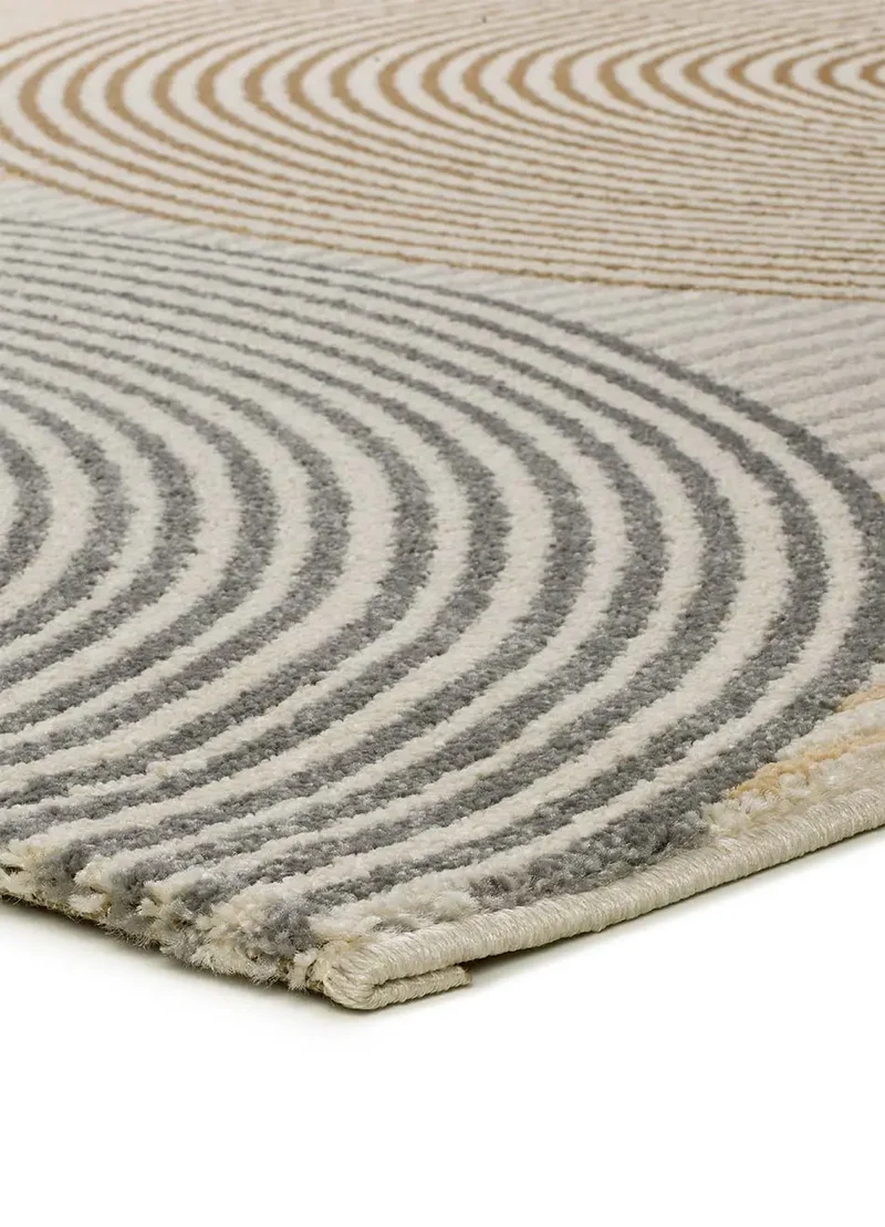 Alfombra geométrica con arcos Garden 12701 Beige
