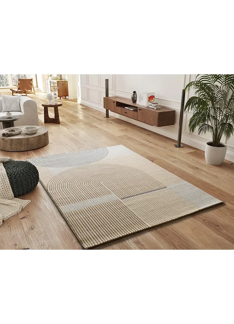 Alfombra geométrica con arcos Garden 12701 Beige