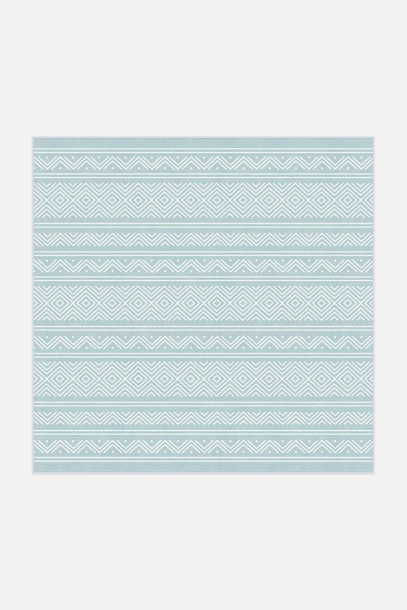 Outdoor Aztek Himmelblau Teppich