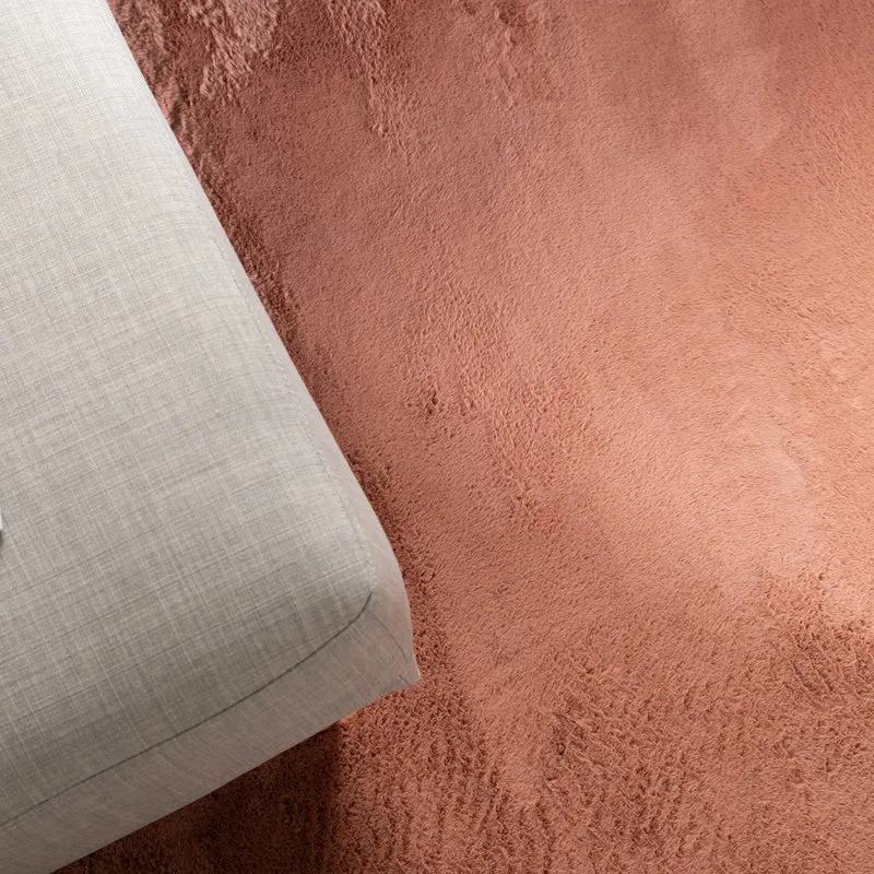 Flauschiger Teppich - Cozy Rosa