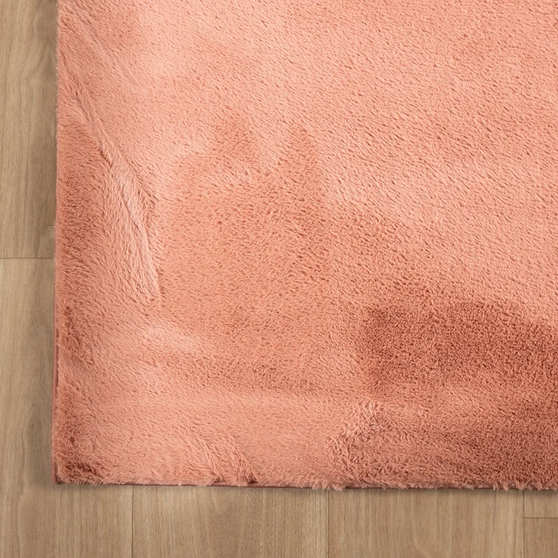 Flauschiger Teppich - Cozy Rosa