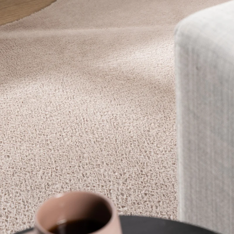 Flauschiger Teppich - Cozy Pebble Taupe