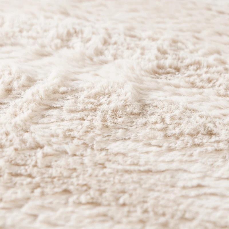 Flauschiger Teppich - Cozy Pebble Creme