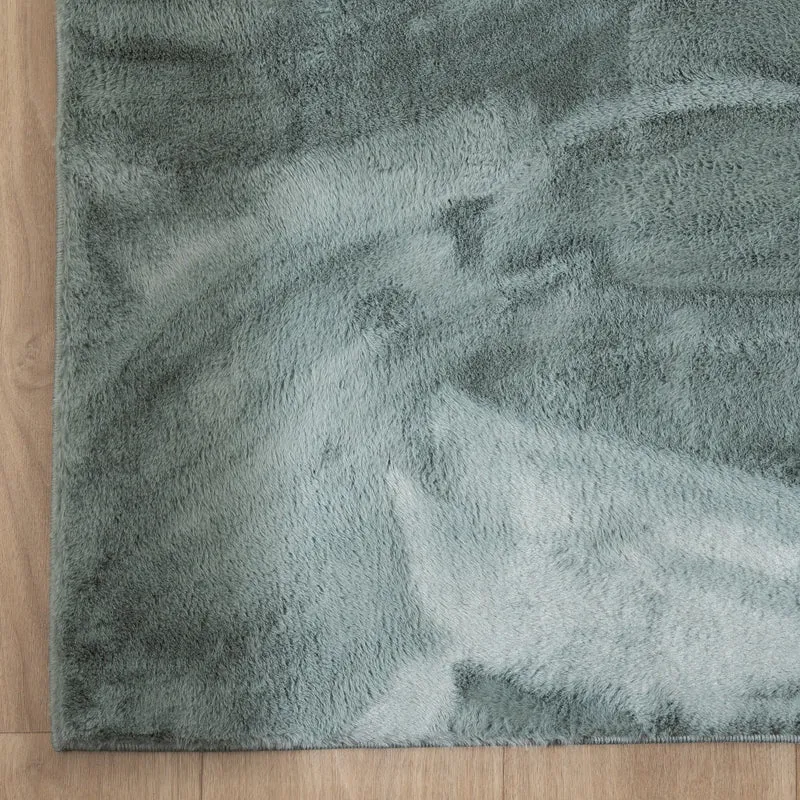Flauschiger Teppich - Cozy Grün