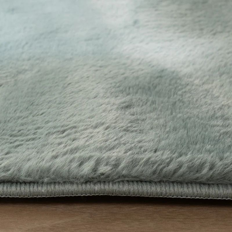 Flauschiger Teppich - Cozy Grün