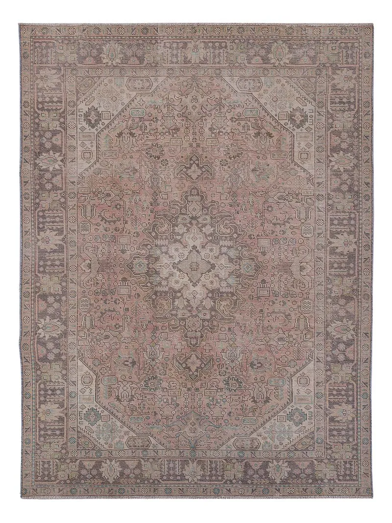 Vintage Teppich 194x278cm - taupe