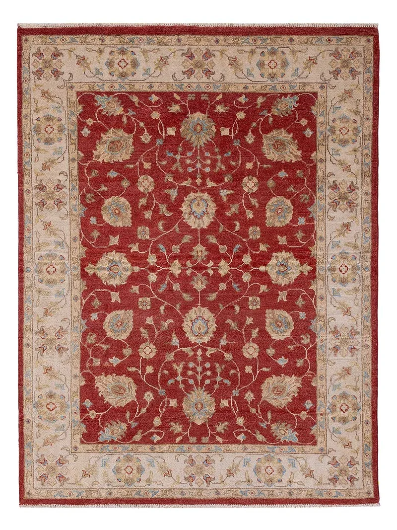 Ziegler Teppich 150x200cm - Orientteppich - rot