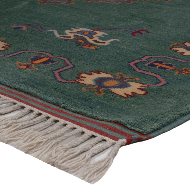 Ziegler Teppich 150x180cm - Orientteppich - grün