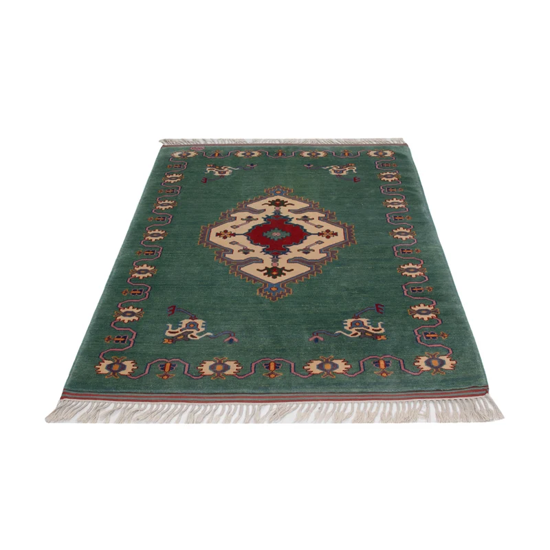 Ziegler Teppich 150x180cm - Orientteppich - grün