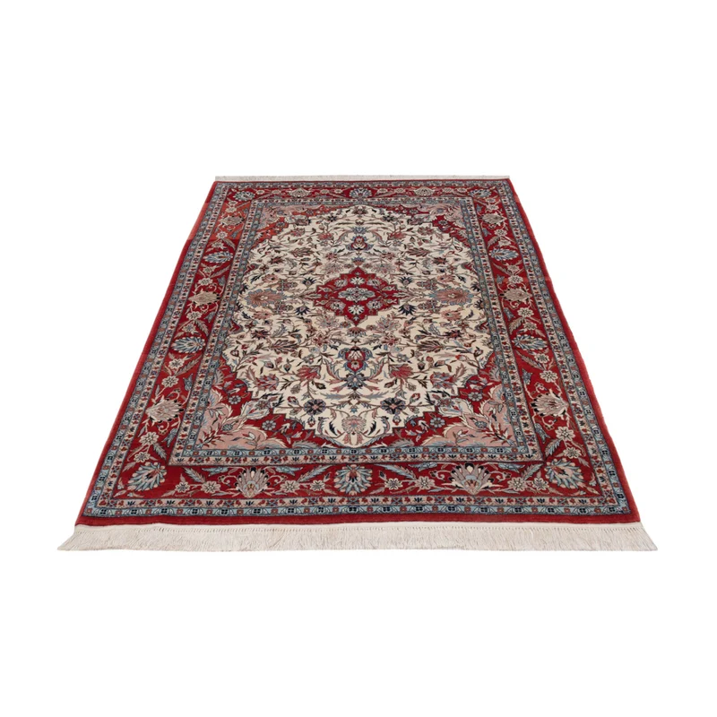 Isfahan Teppich 125x185cm - Perserteppich - beige