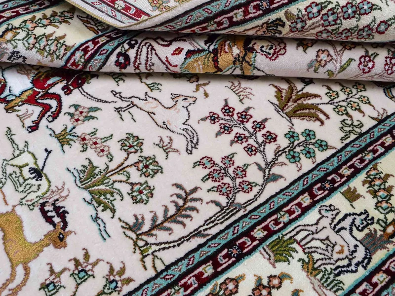China Seide Teppich 88x150cm - Orientteppich