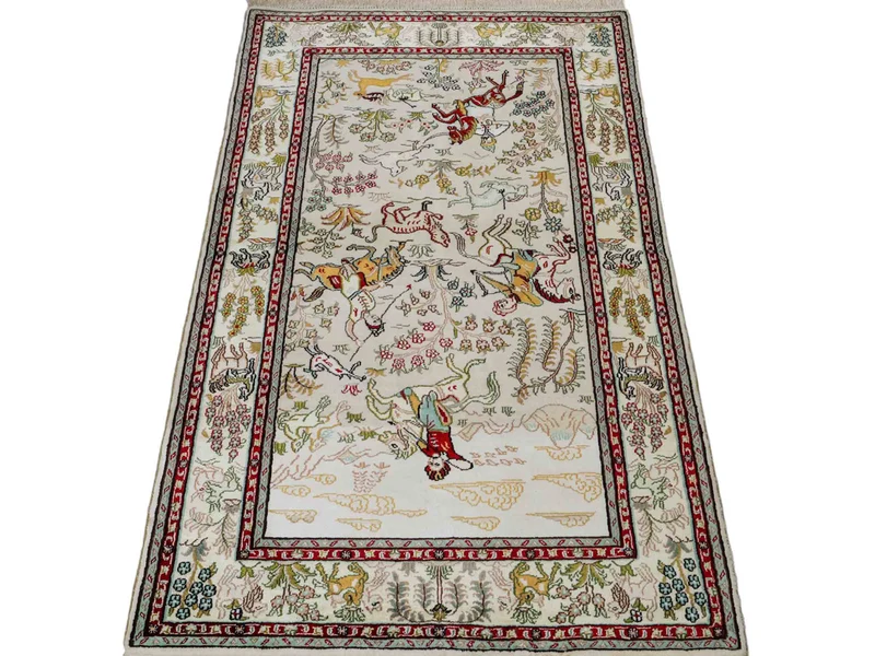 China Seide Teppich 88x150cm - Orientteppich