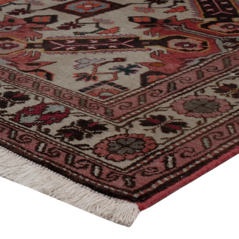 Hamadan Teppich 118x178cm - Perserteppich - beige
