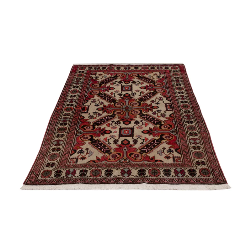 Hamadan Teppich 118x178cm - Perserteppich - beige