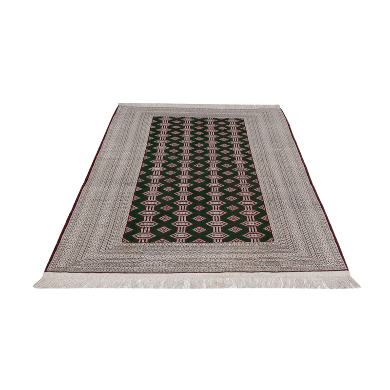 Pakistan Teppich 135x178cm - Orientteppich - schwarz