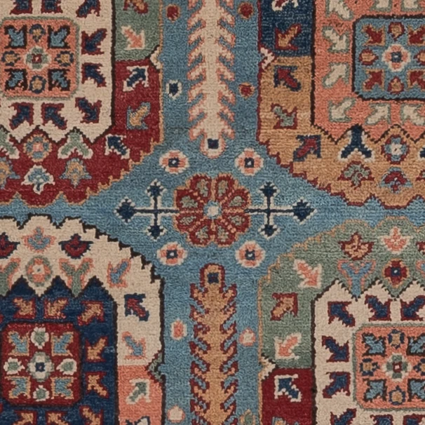 Ziegler Teppich 119x185cm - Orientteppich - hellblau