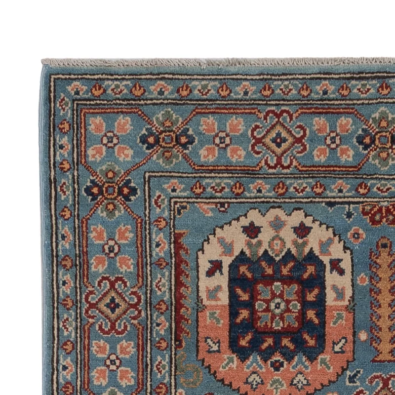 Ziegler Teppich 119x185cm - Orientteppich - hellblau