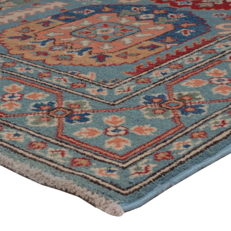 Ziegler Teppich 119x185cm - Orientteppich - hellblau