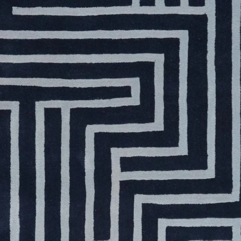 Skyline · Handgetuftet – Blau, 120x180 cm