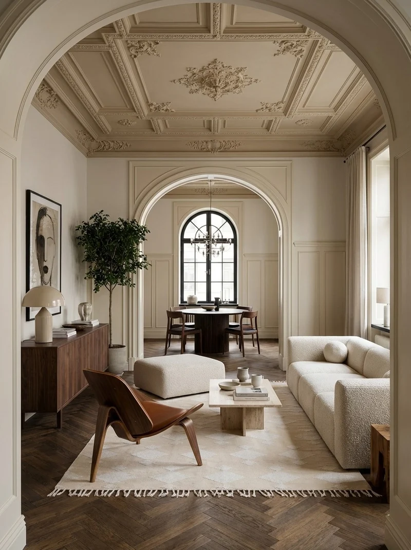 Dhurrie · Handgewebt – Beige, 200x290 cm