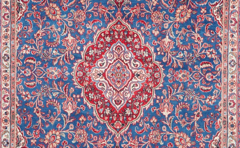 Ekbatan · Handgeknüpft – Blau, 373x272 cm