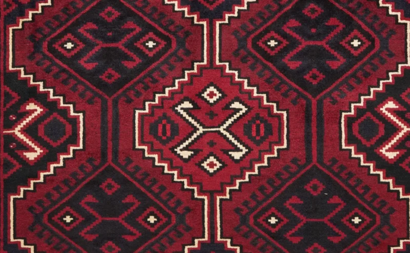 Lori · Handgeknüpft – Rot, 313x214 cm