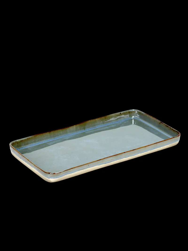 Terre des rêves rectangular plate