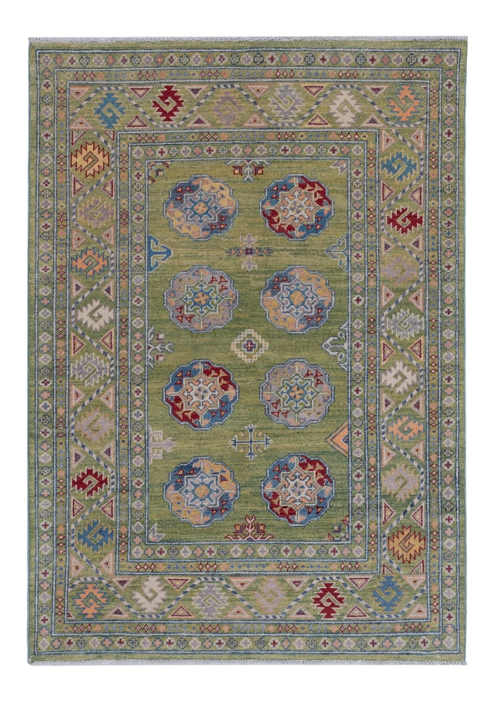 Ziegler Teppich 127x180cm - Orientteppich - minzgrün