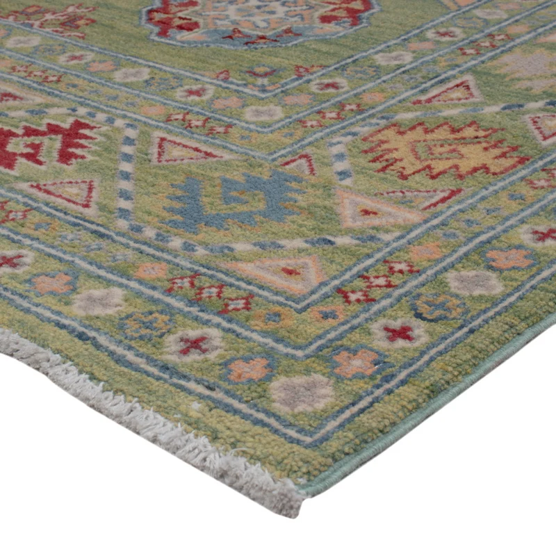 Ziegler Teppich 127x180cm - Orientteppich - minzgrün