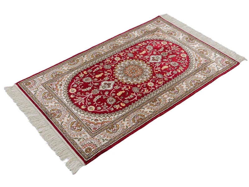 China Seide Teppich 75x120cm - Orientteppich - rot