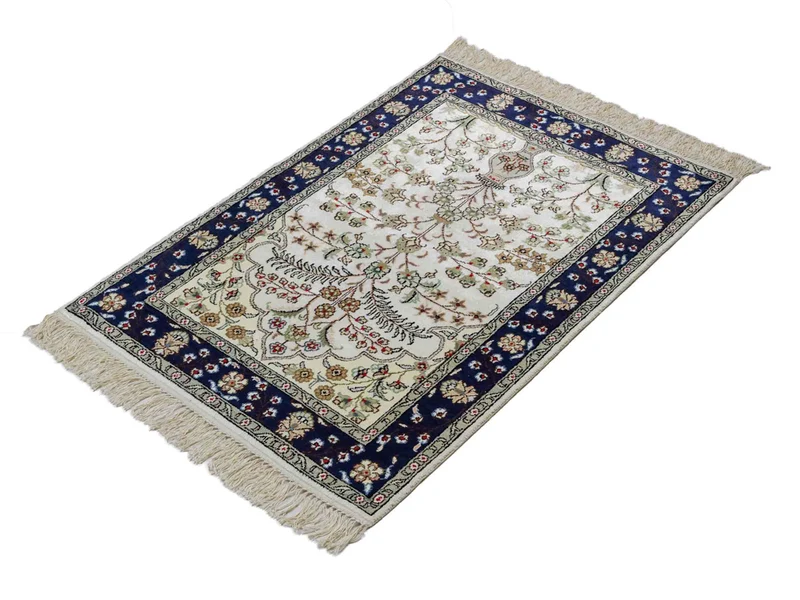 China Seide Teppich 62x90cm - Orientteppich - beige