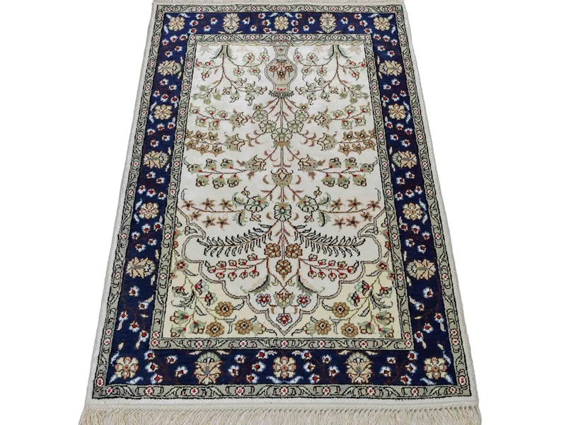 China Seide Teppich 62x90cm - Orientteppich - beige