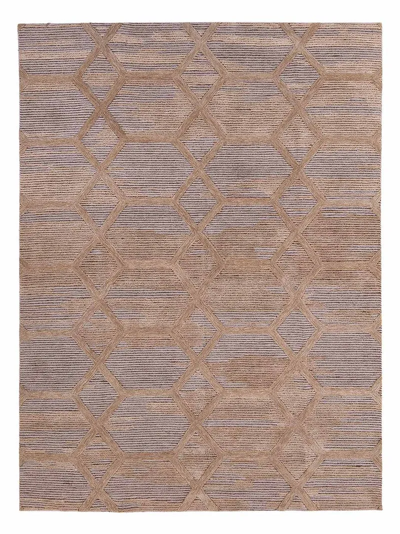 Designer Teppich 240x330cm - hellbeige
