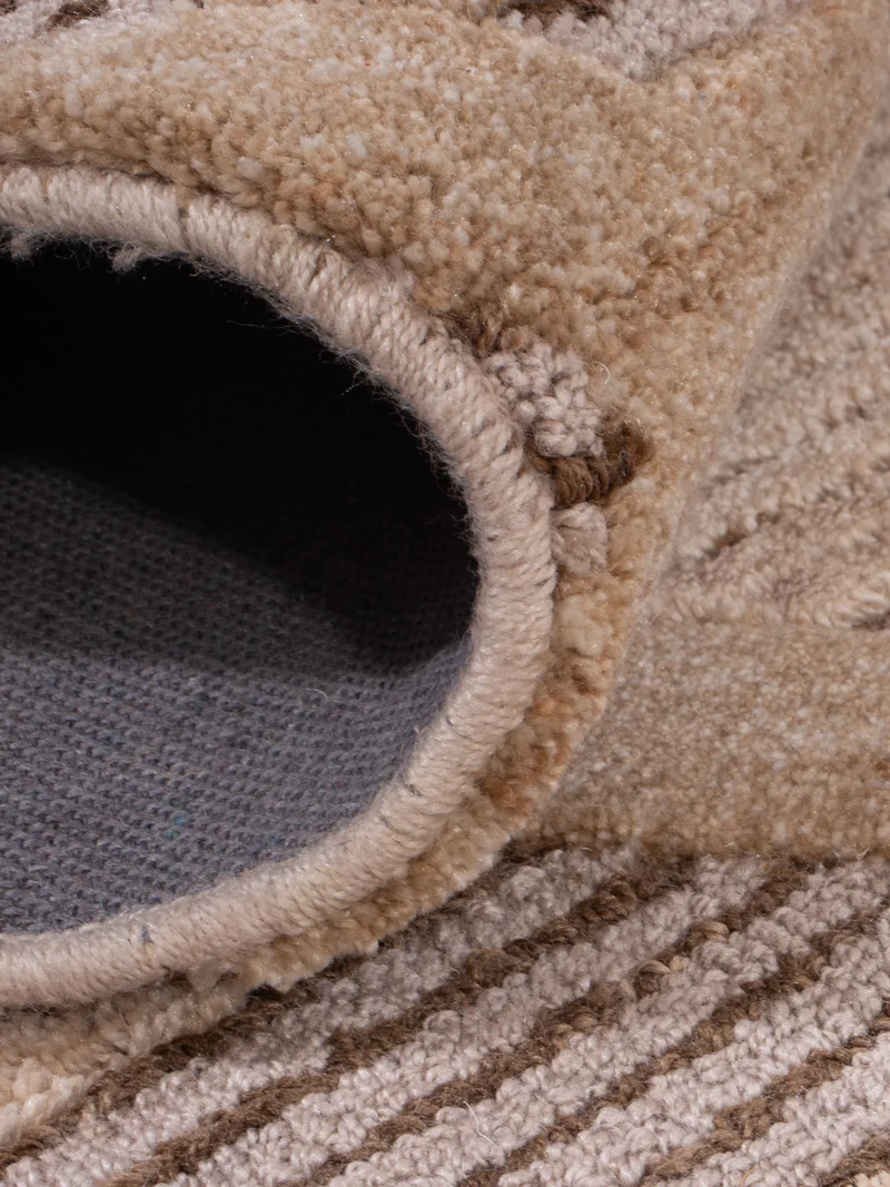 Designer Teppich 240x330cm - hellbeige