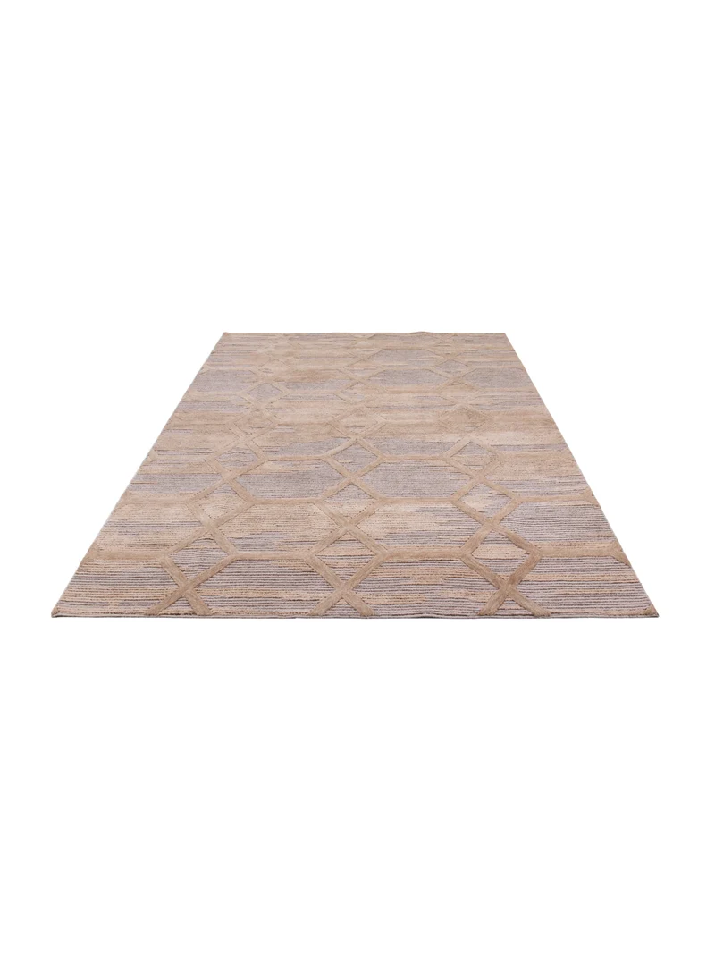 Designer Teppich 240x330cm - hellbeige