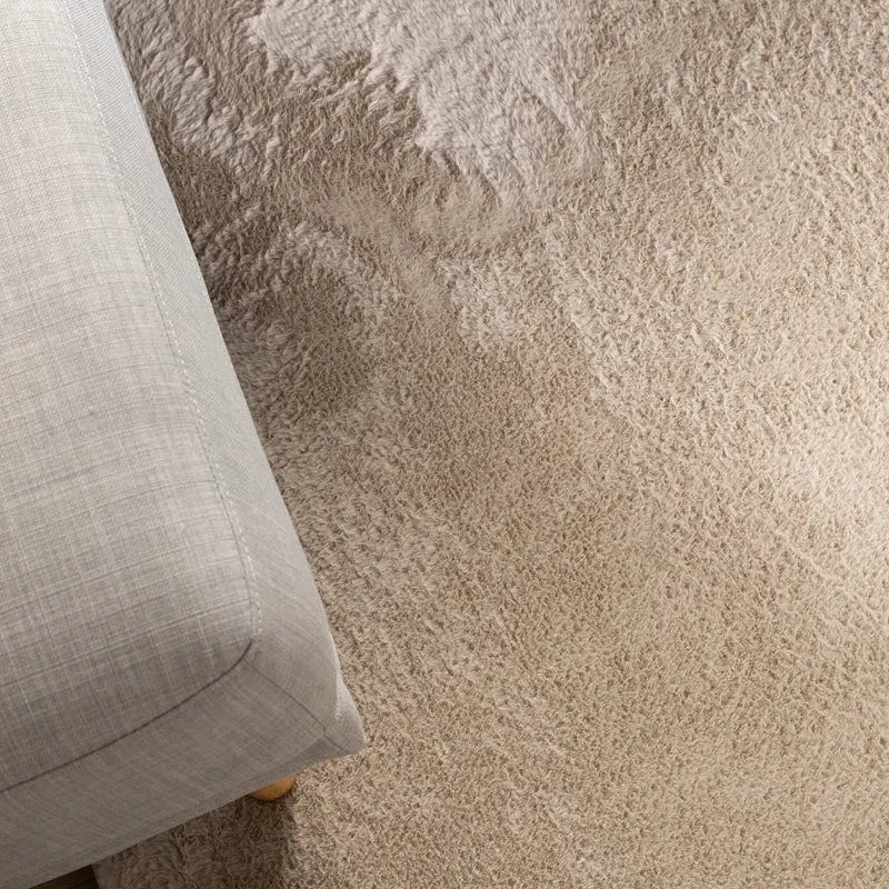 Flauschiger Teppich - Cozy Beige